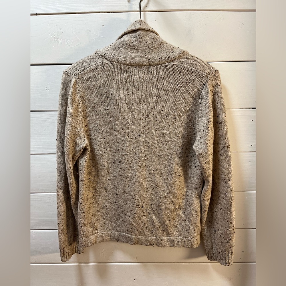 WOOLRICH Vintage Beige Knit Cardigan Size S - Picture 6 of 10